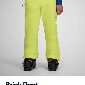 Obermeyer Teen Boys Brink Snow Pants in Summit Blue